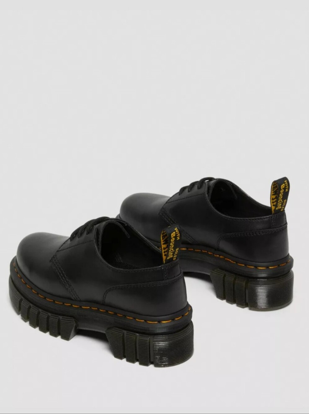 EUC Dr. Martens Audrick Nappa Leather Platform Oxfords - 7 US L / 38 EU / 5 UK - Picture 2 of 9